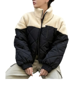 Menteau veste avec fourrure