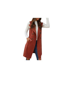 Haut Gilet sans manches orange