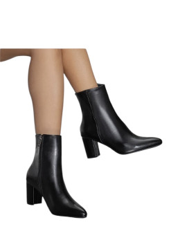 Bottes pointure37 automne,hiver en cuir noir