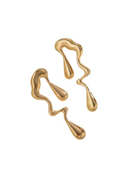 Boucles pendantes doré