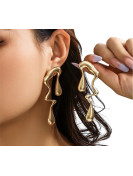Boucles pendantes doré