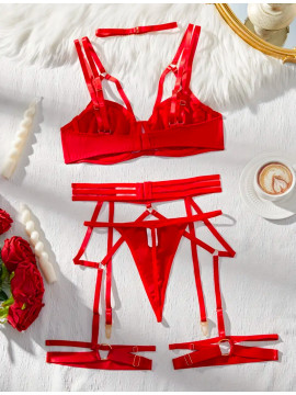 Lingerie sexy taille S 3pièces