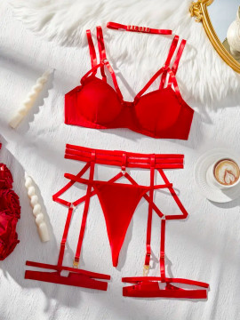 Lingerie sexy 3pièces taille XL