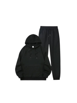 Ensemble jogging avec sweat à capuche et poche