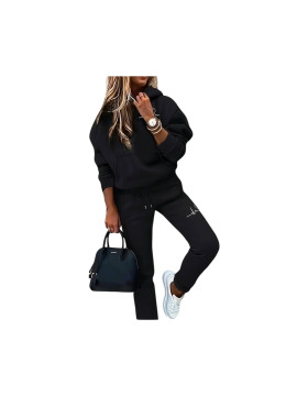 Ensemble jogging avec sweat à capuche et poche