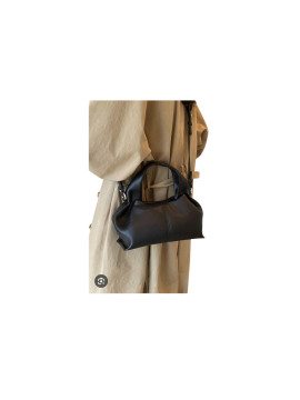 Sac tendance en cuir noir