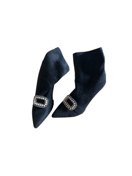 Chaussures bottes court p37 avec chêne