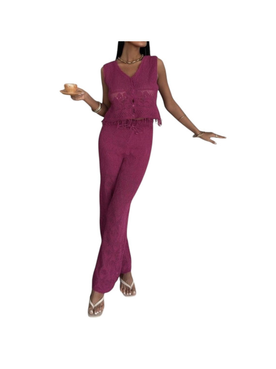 Ensemble d’été couleur rose