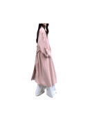 Veste menteau trench couleur rose bonbon