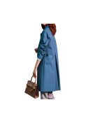 Veste menteau trench couleur bleu