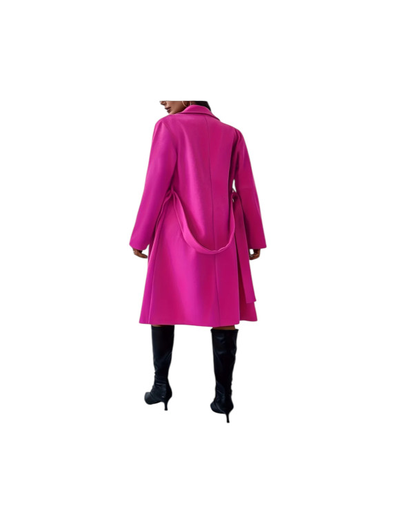 Veste menteau trench couleur rose