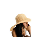 Chapeau crochet en paille