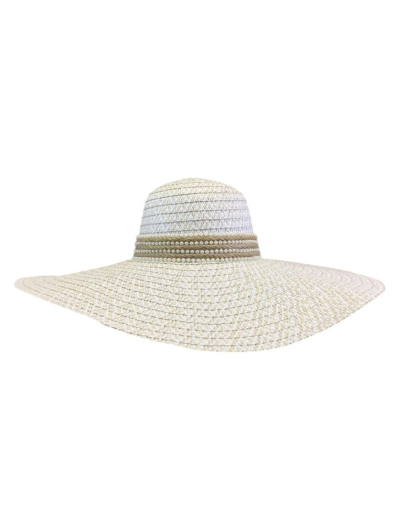 Chapeau crochet en paille