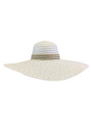 Chapeau crochet en paille