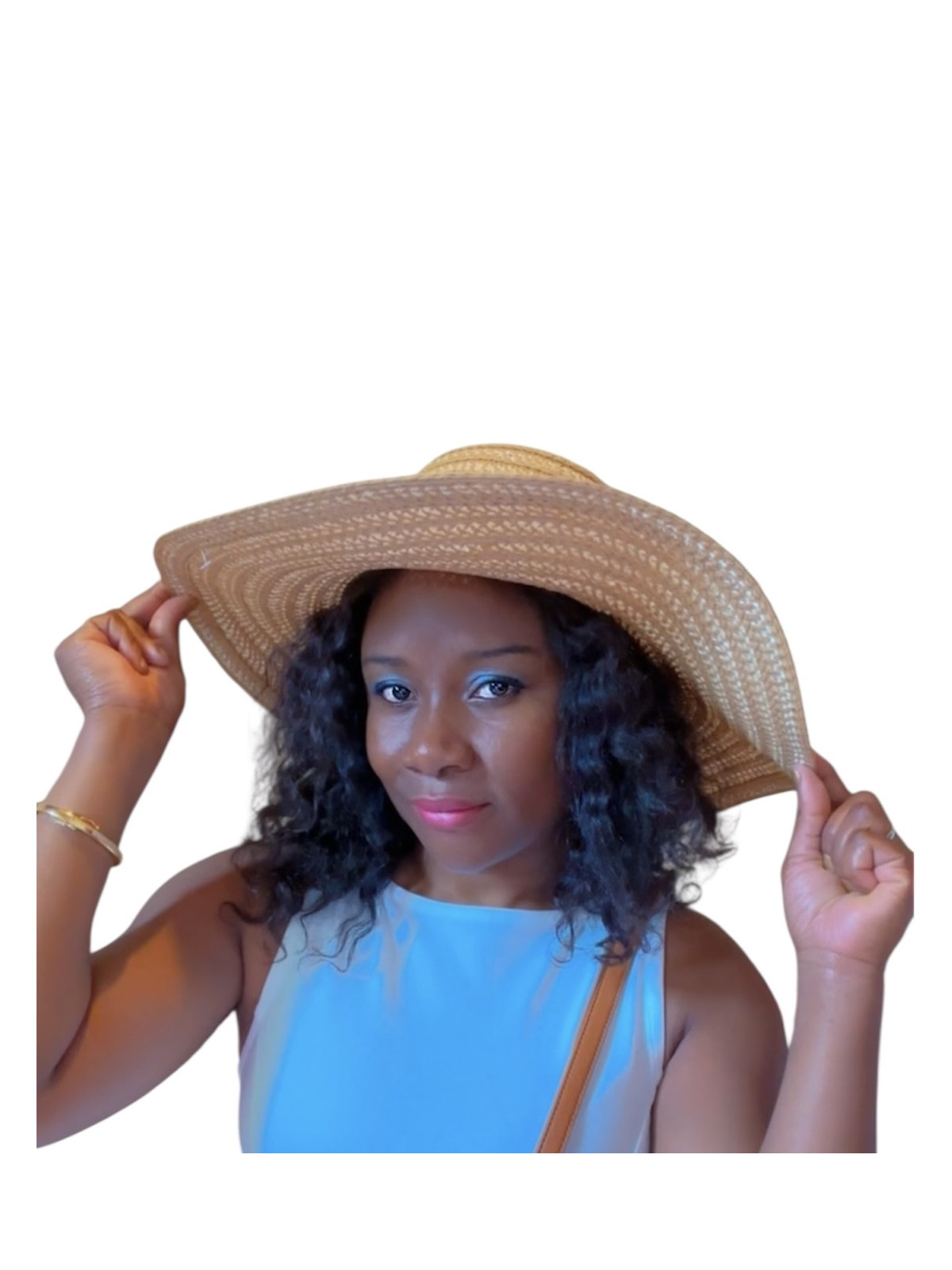 Chapeau crochet en paille