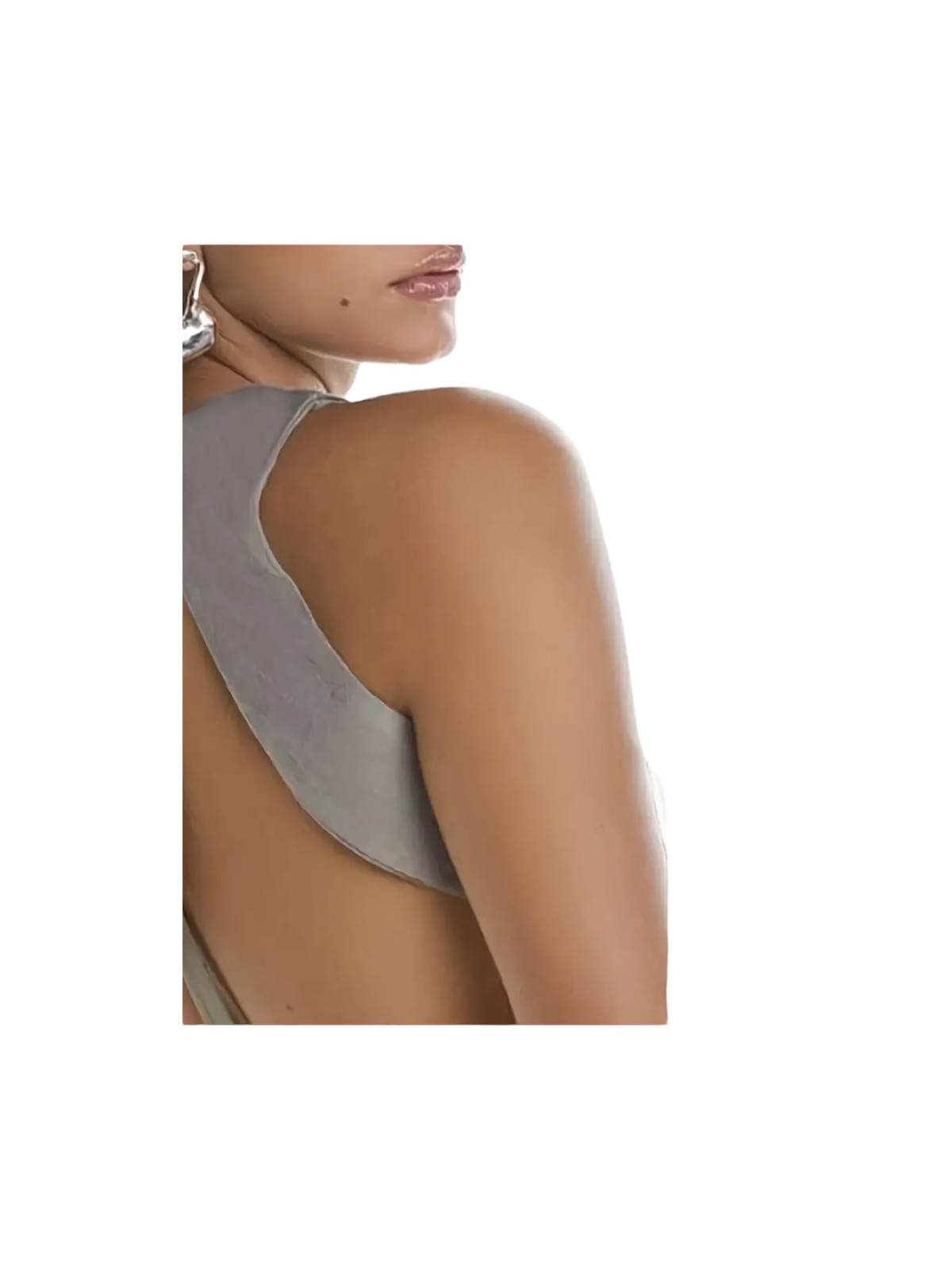 Ensemble de haut sexy sans manches et dos nu