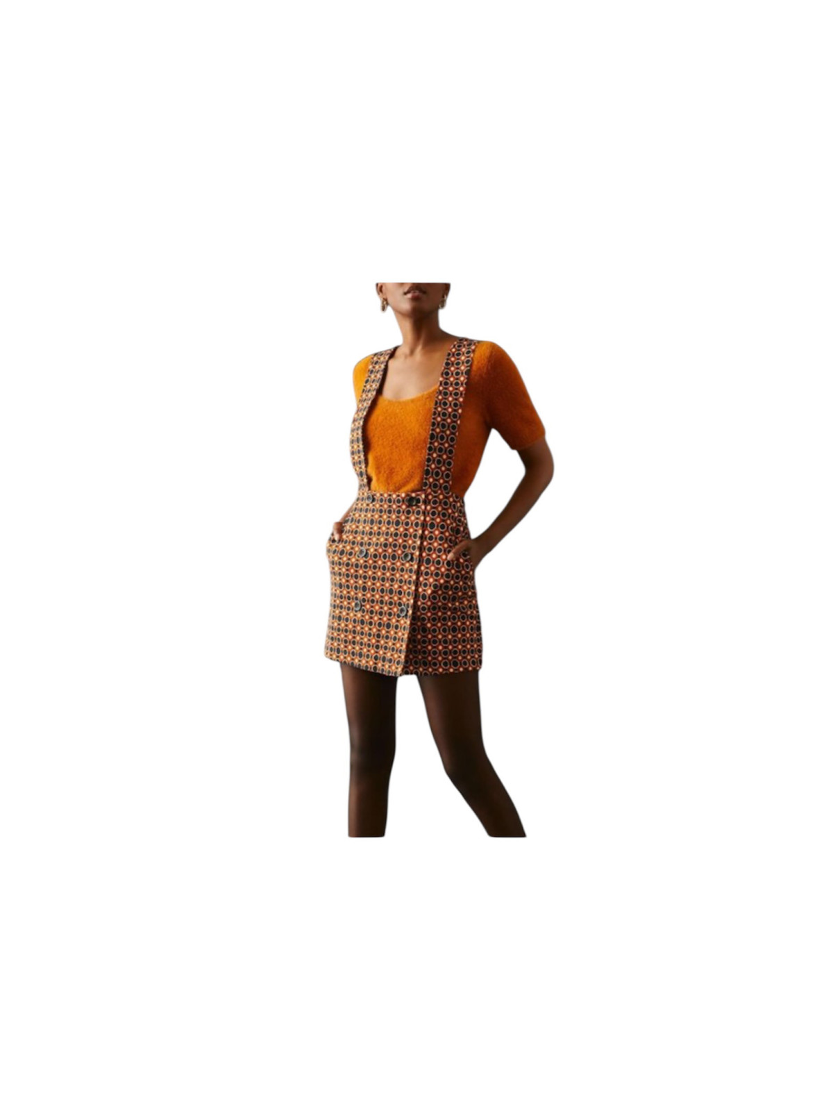 Robe Mini Skirt/Dress orange,noir