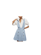 Robe Pinafore skirt, bleu