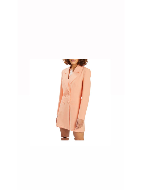 Combinaison short style tailleur couleur orange
