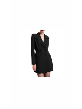 Combinaison short style tailleur couleur noir