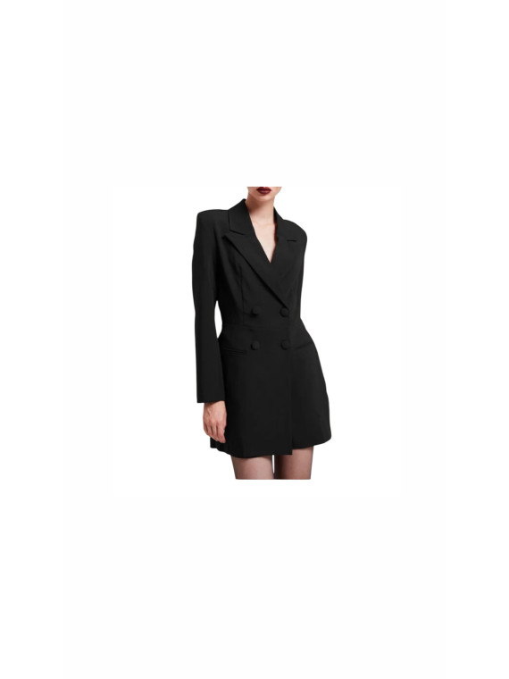Combinaison short style tailleur couleur noir