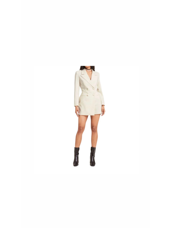 Combinaison short style tailleur couleur blanc