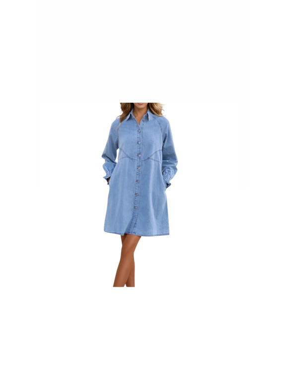 Robe jeans chemisier
