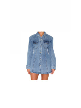Robe jeans moulante