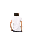 T-shirt blanc à motifs dromadaire