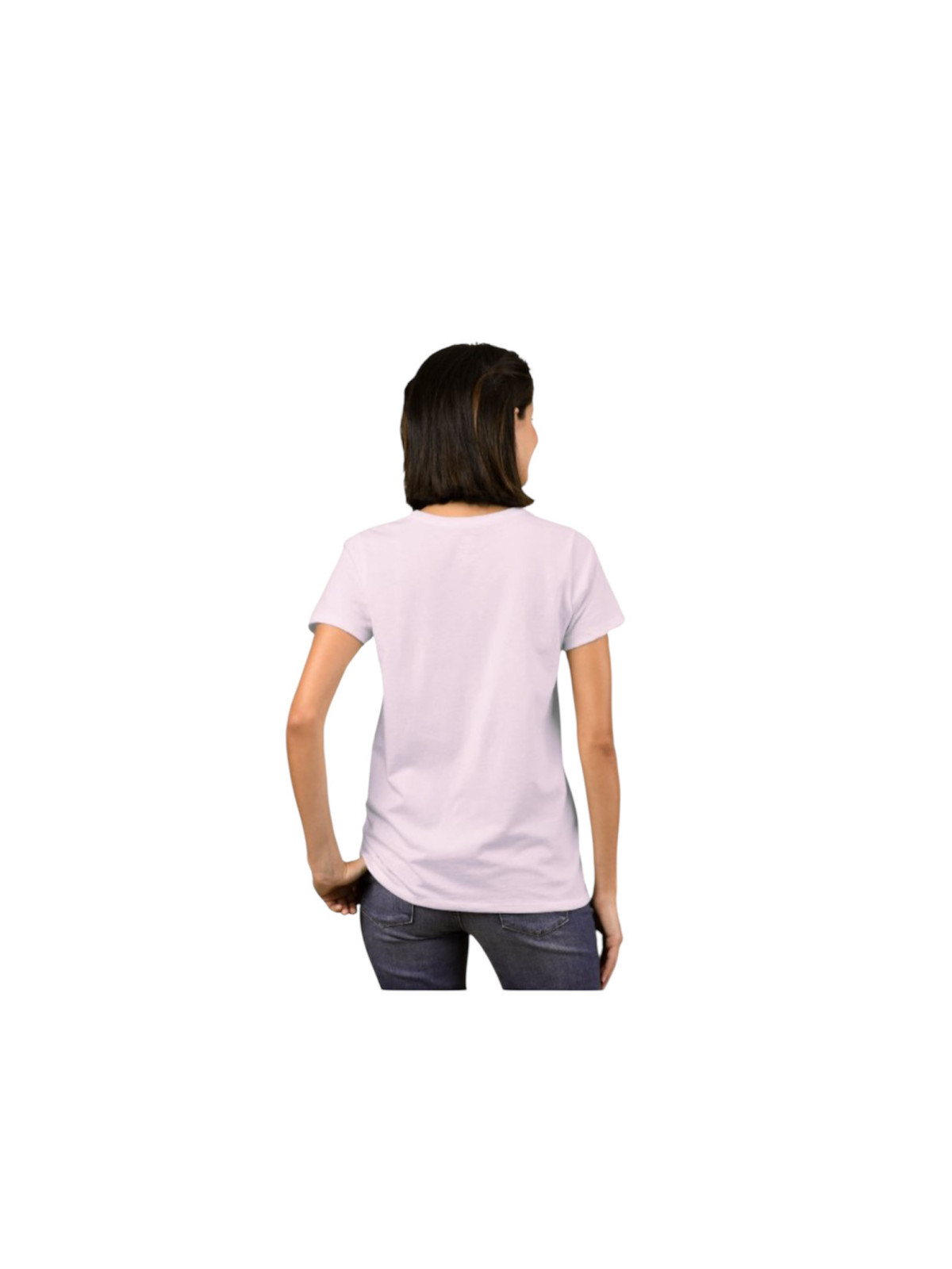 T-shirt rose à motifs dromadaire