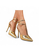 Chaussures talons  pointure36 couleur dorée