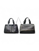 Sac à main noir bandoulière en maille