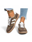 Basket p36 imprimer léopard marron