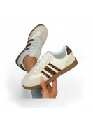 Basket p37 imprimer léopard style adidass blanc marron