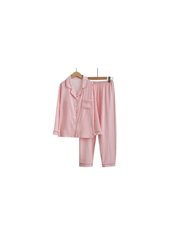 Pyjama à motifs carreaux rose