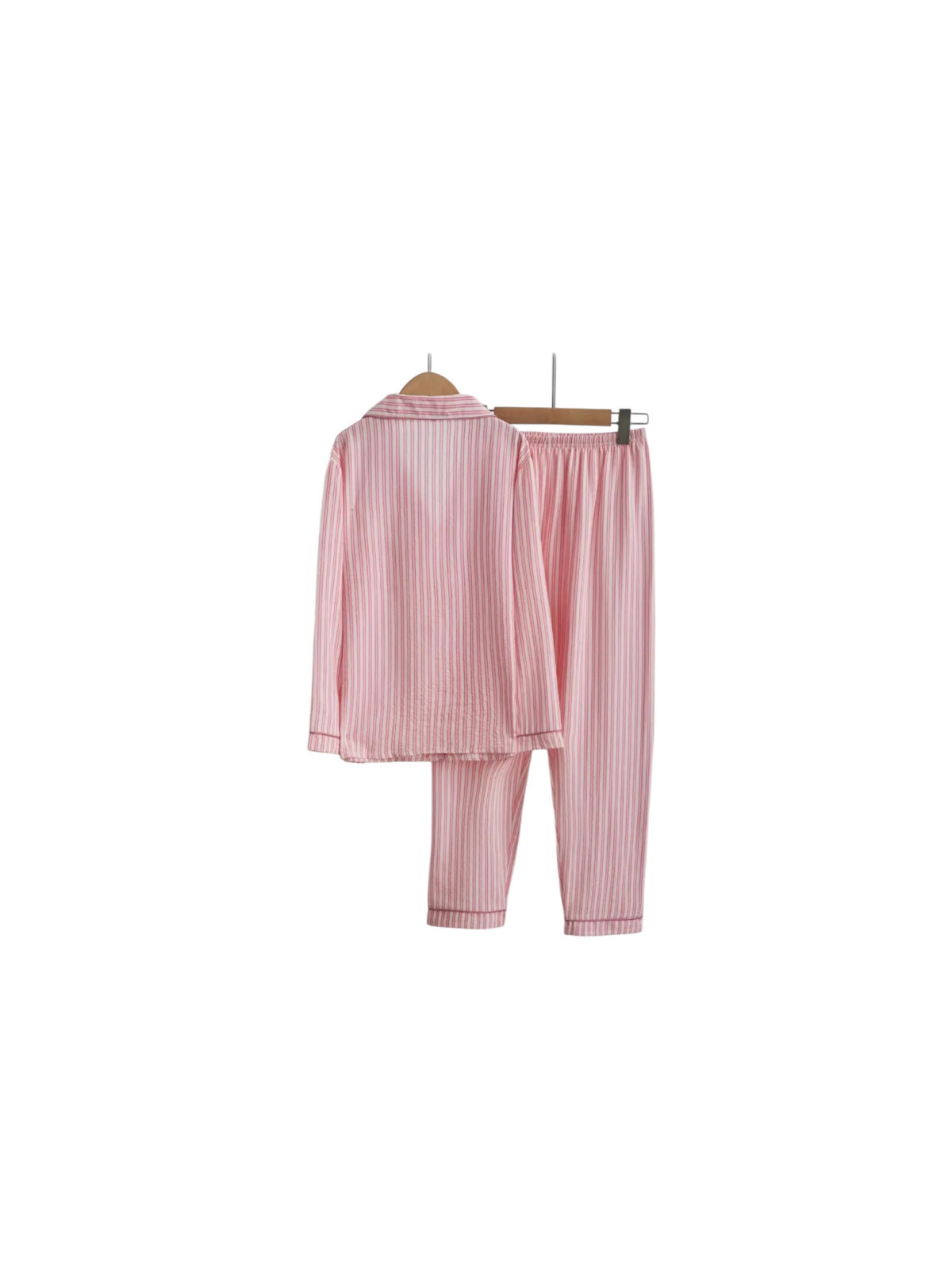 Pyjama à motifs carreaux rose