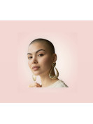 Boucles élégante doré forme coquillages de mer