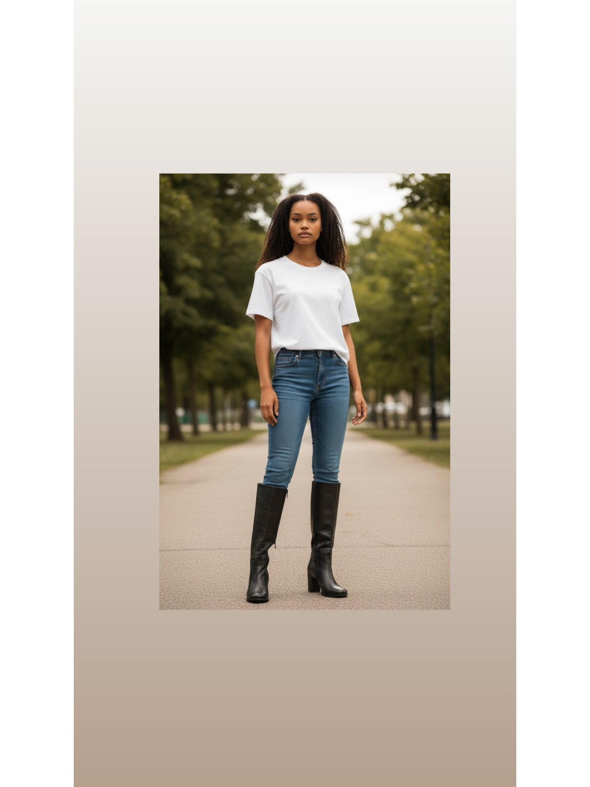 Bottes P37 montantes en cuir noir