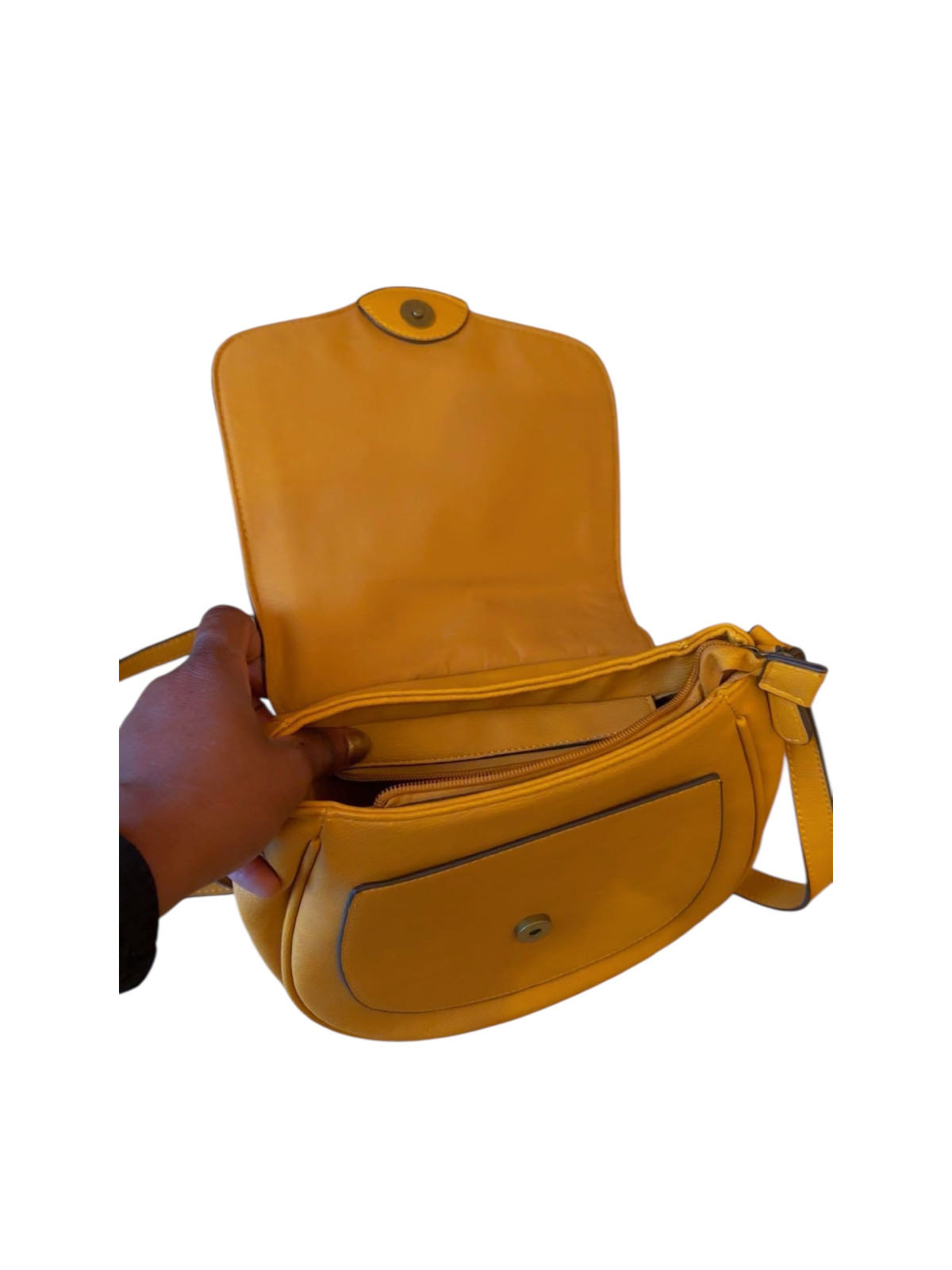 Sac min couleur jaune moutarde
