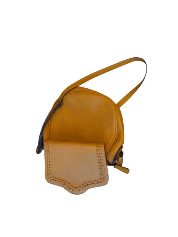 Sac min couleur jaune moutarde
