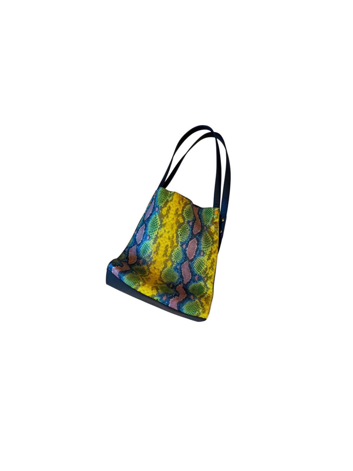 Sac four tout à motifs croco multicolores