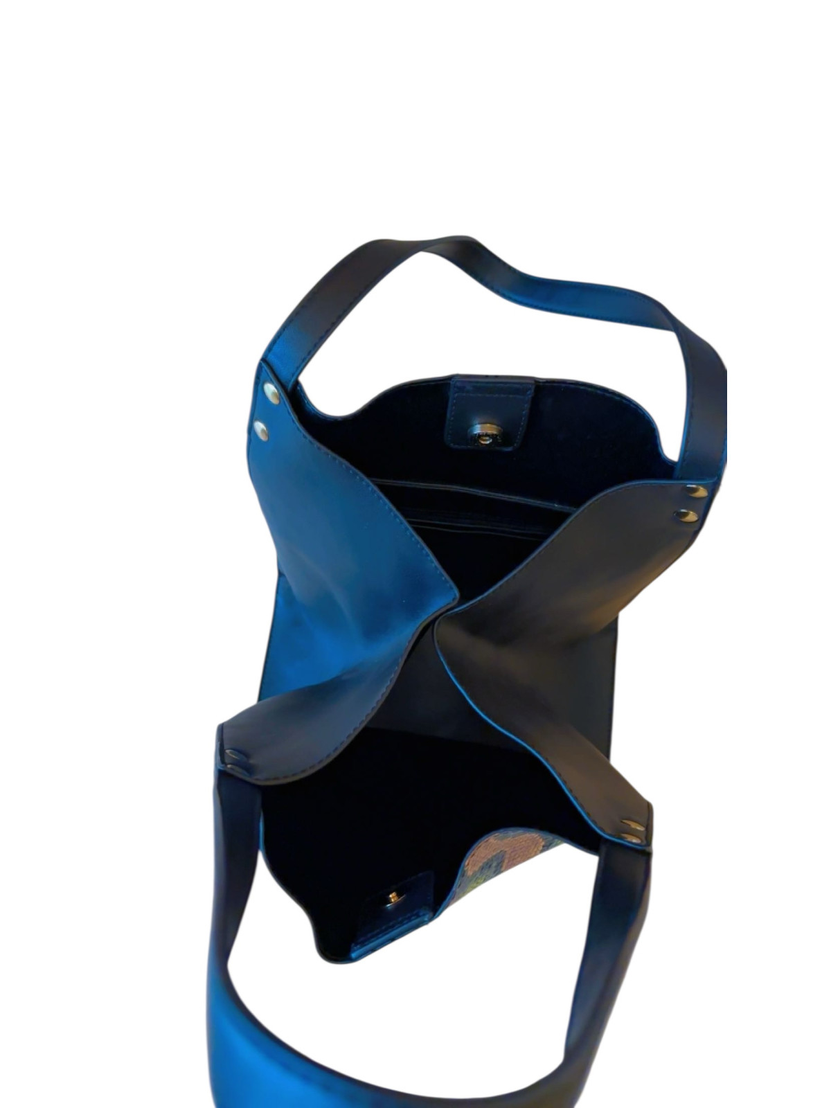 Sac four tout à motifs croco multicolores