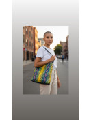 Sac four tout à motifs croco multicolores