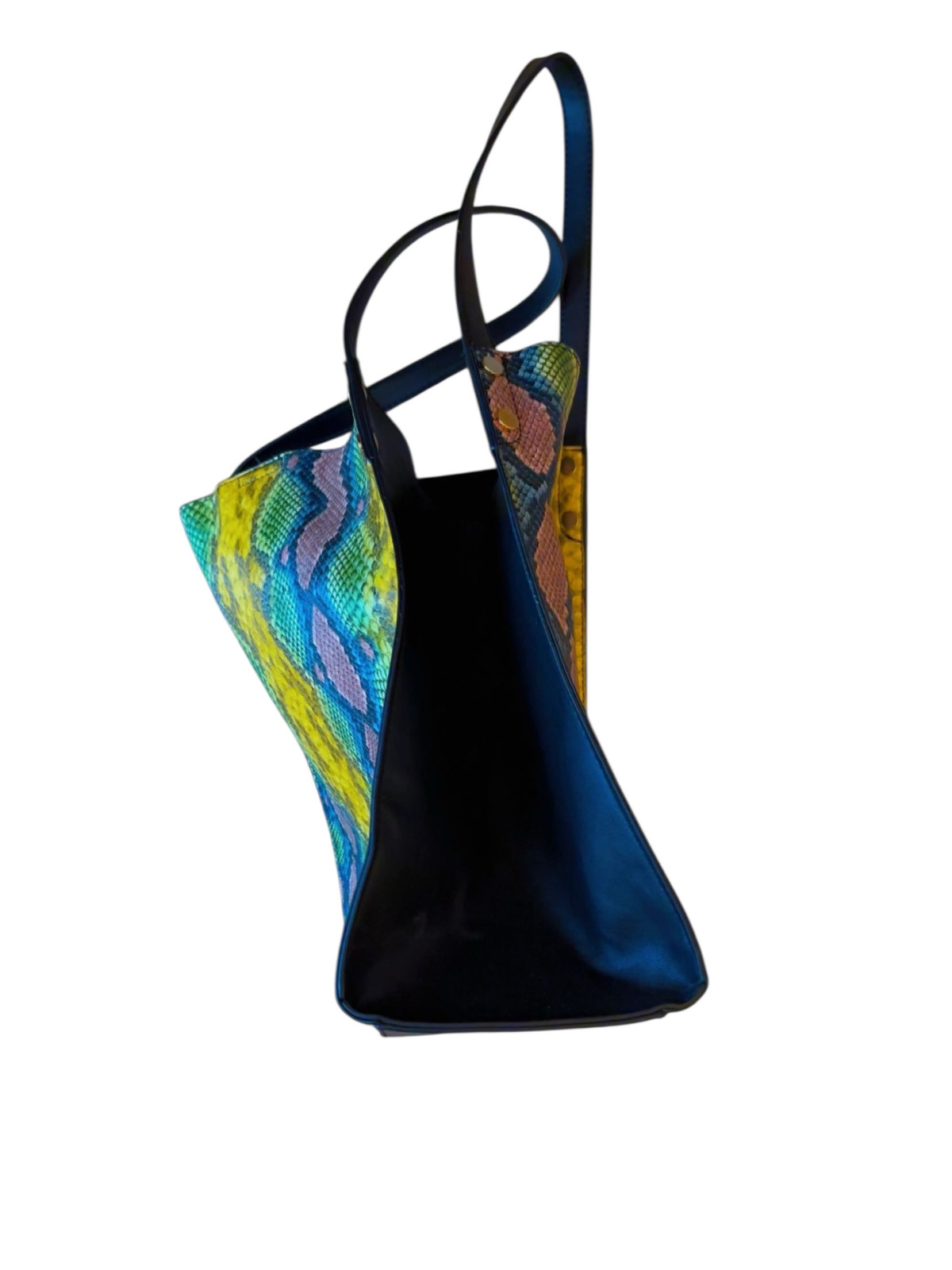 Sac four tout à motifs croco multicolores