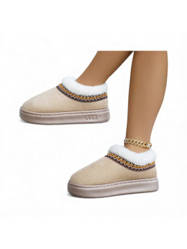 Chaussures chaudes d’hiver  p36 couleur kaki