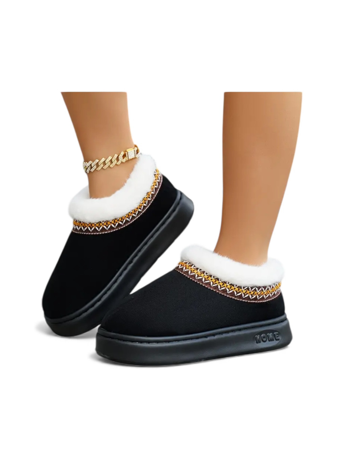 Chaussures chaudes d’hiver  p38 couleur noir