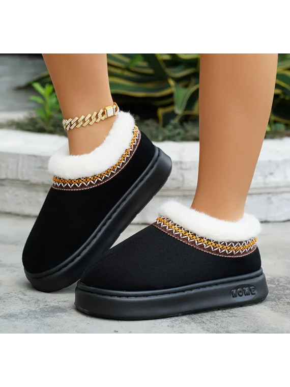 Chaussures chaudes d’hiver  p38 couleur noir