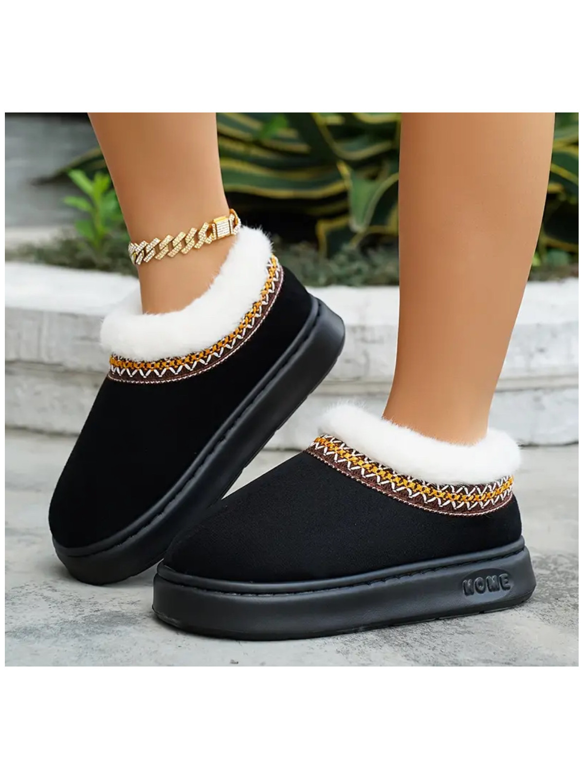 Chaussures chaudes d’hiver  p38 couleur noir