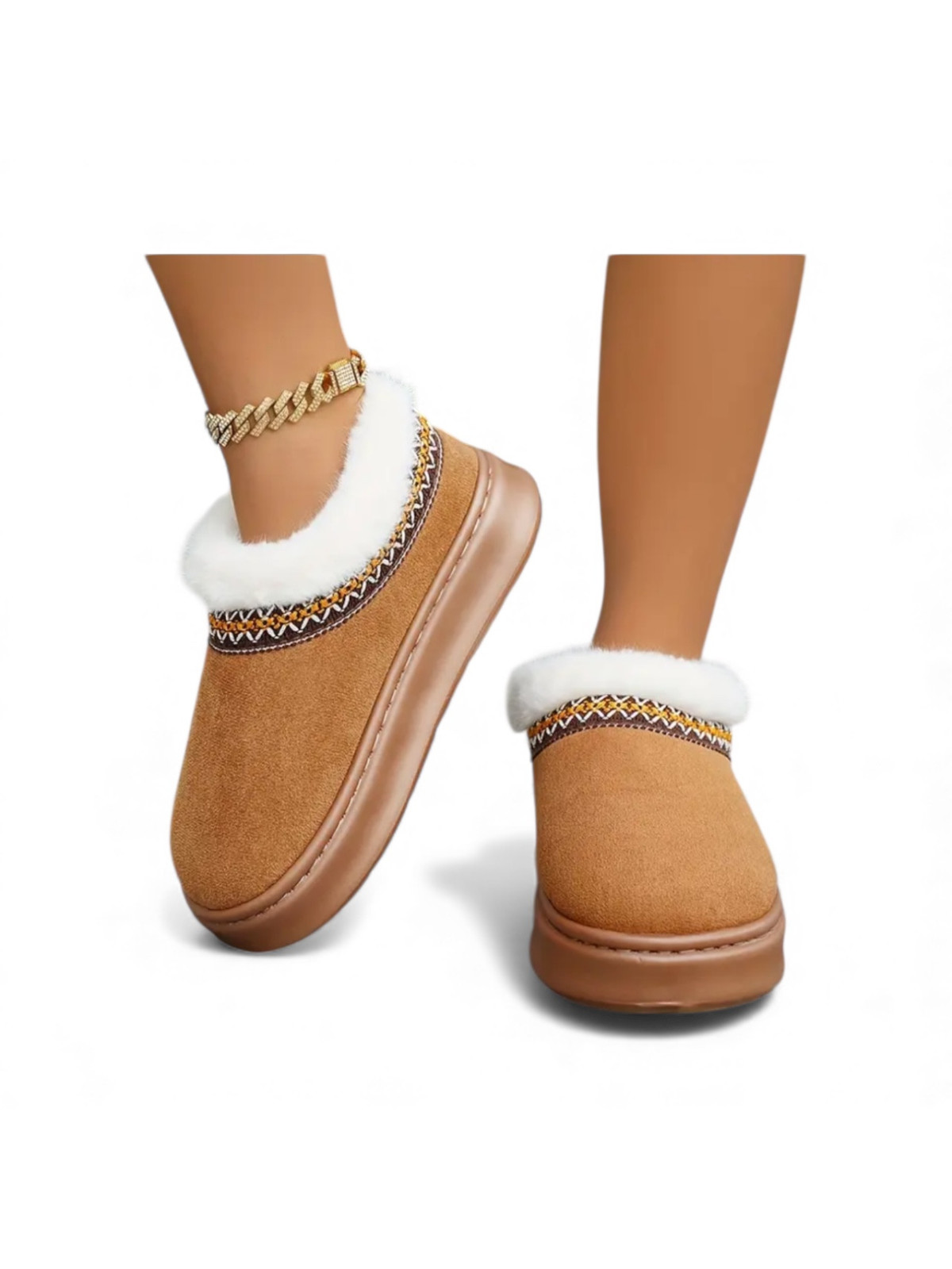 Chaussures chaudes d’hiver  p39 couleur marron