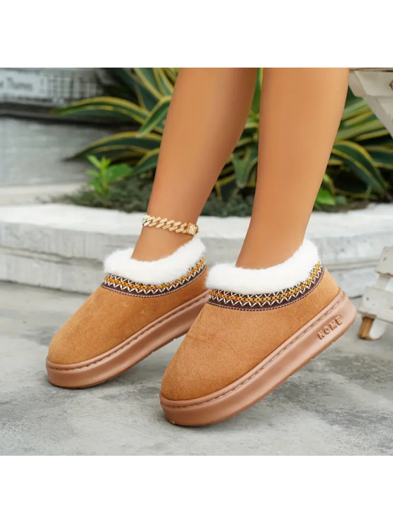 Chaussures chaudes d’hiver  p39 couleur marron